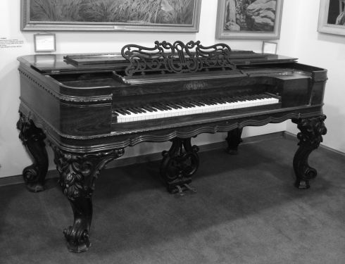 34-ART0773 - Artifact - Piano - Harriett Amelia Folsom Young